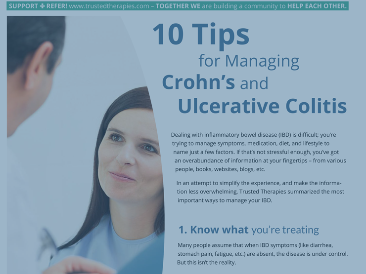 Ten tips for managing crohns and uc